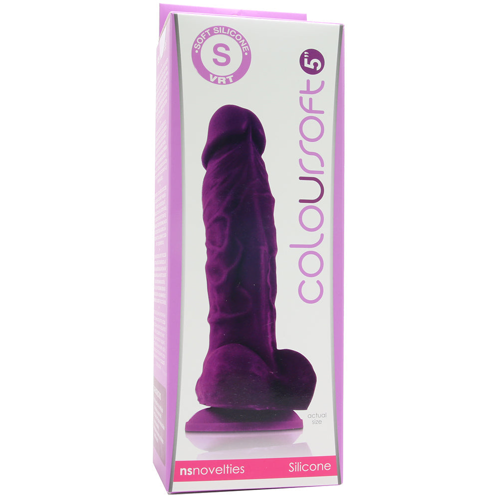 ColourSoft 5 Inch Soft Silicone Dildo