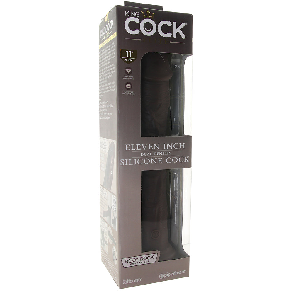 King Cock Elite Dual Density 11 Inch Silicone Cock