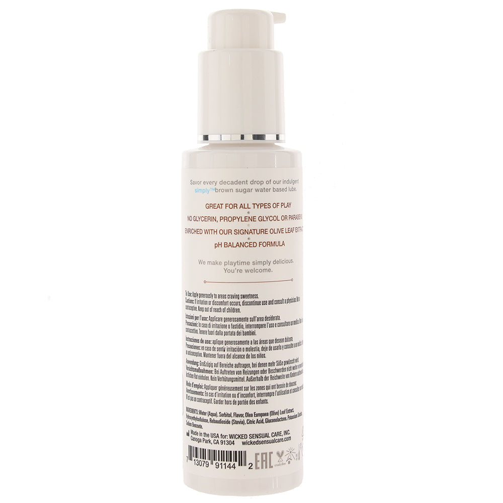 Simply Brown Sugar Flavored Lube