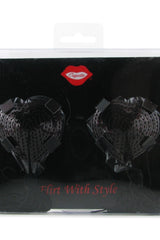 Sequined Heart Pasties With Tassels