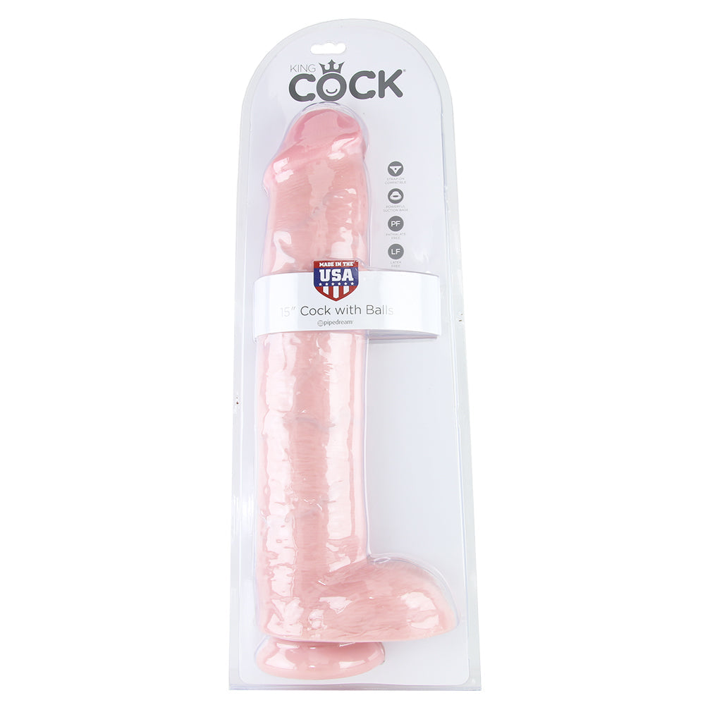 King Cock 15 Inch Cock with Balls