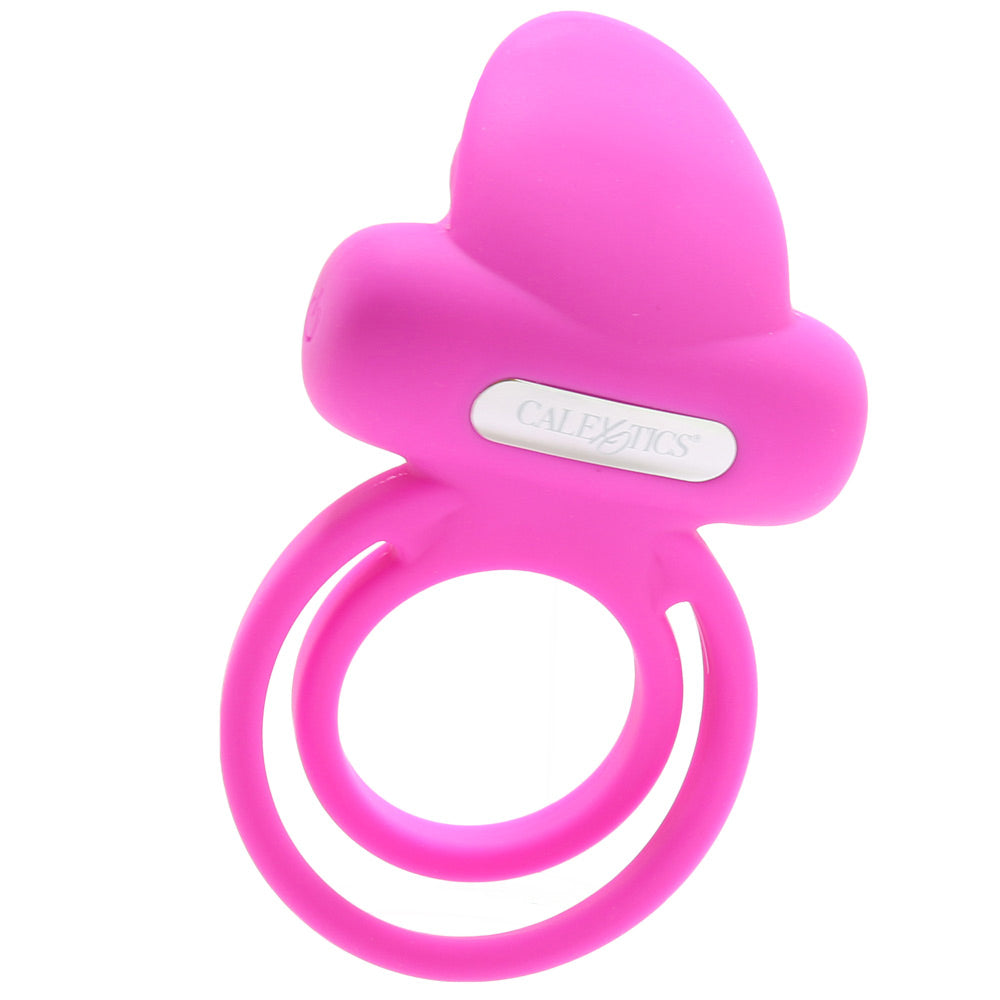 Dual Clit Flicker Vibrating Cock Ring