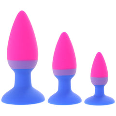 Colours Pleasure Plug x 3 Set