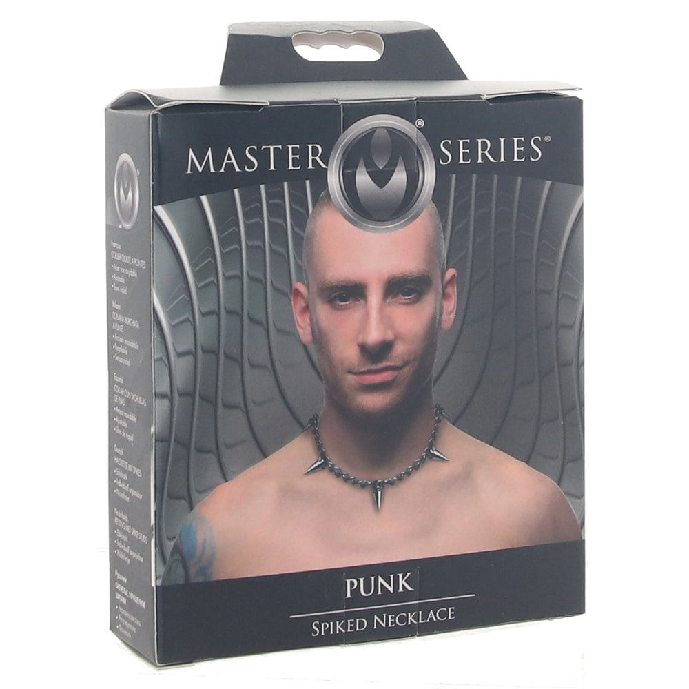 Master Series Punk Spiked Necklace