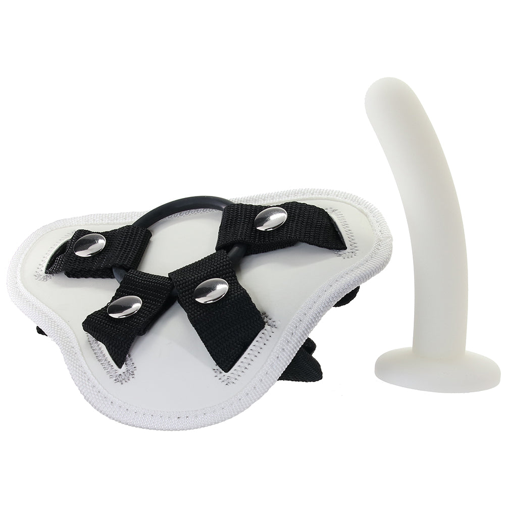 Glow In The Dark Harness with 5 Inch Dildo