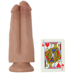 King Cock Harness with 7" Two Cocks One Hole