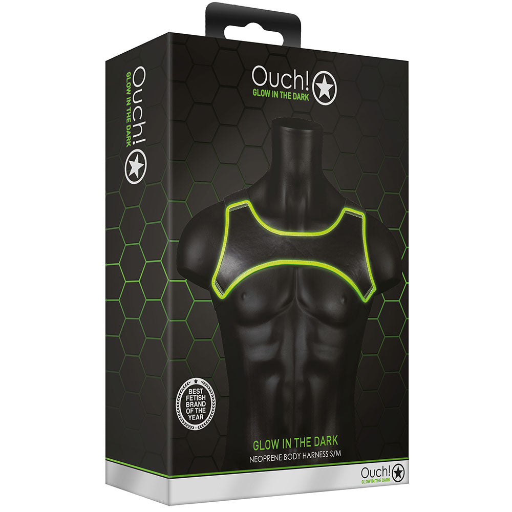 Ouch! Glow In The Dark Neoprene Harness