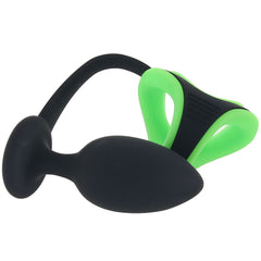 Ouch! Glow In The Dark Plug with C&B Ring