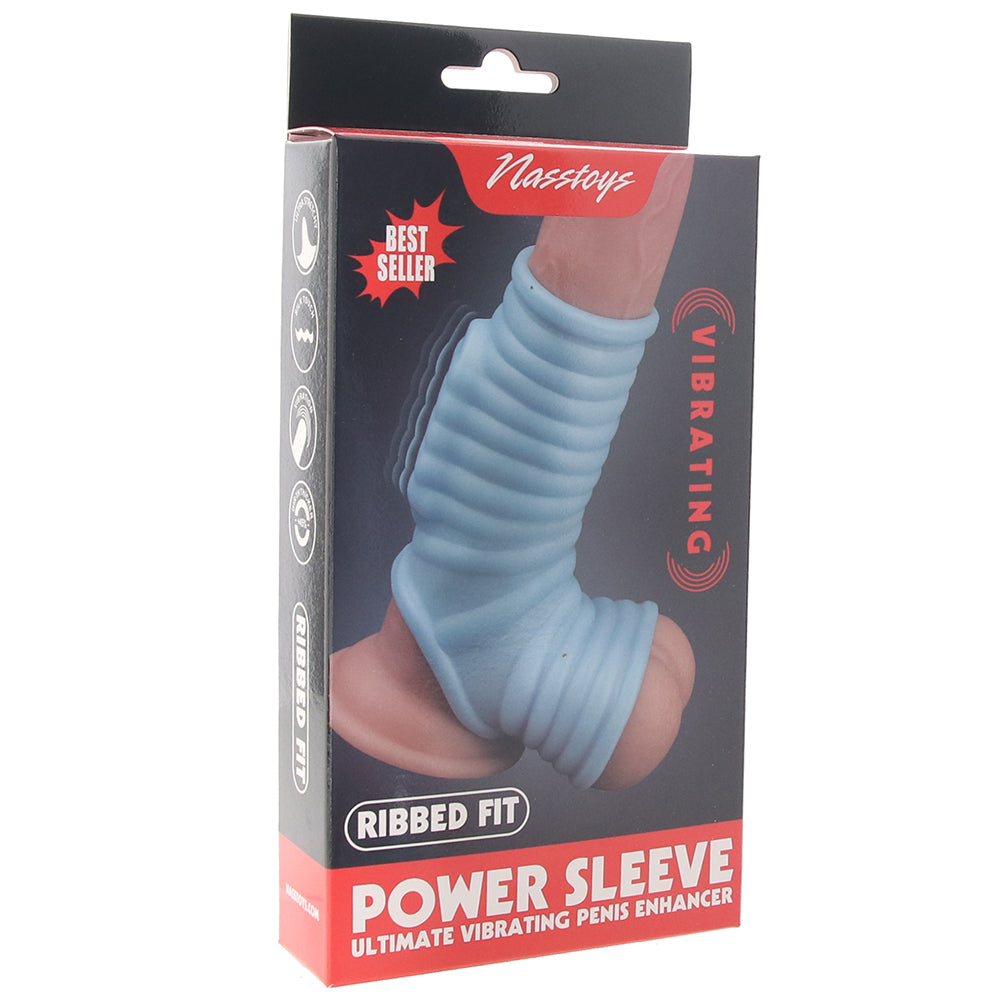 Power Sleeve Ribbed Vibrating Enhancer