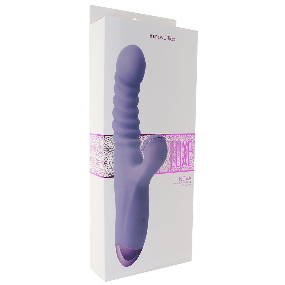 Luxe Nova Thrusting & Throbbing Rabbit Vibe