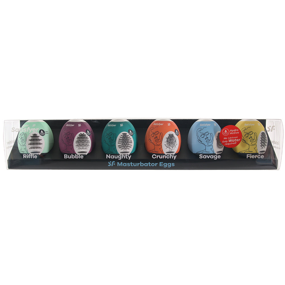 Satisfyer Masturbator Eggs 6 Piece Set