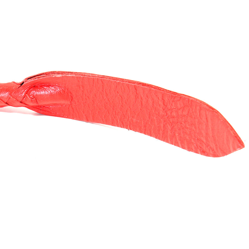 Red Leather Devil's Tail Whip