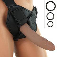 King Cock Strap-On Harness with 7 Inch Cock