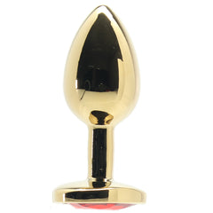 Ouch! Red Heart Gem Gold Plug
