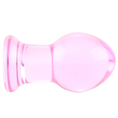 Crystal Premium Glass Small Butt Plug