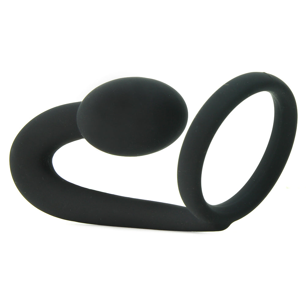 Prostatic Play Explorer Silicone Cock Ring & Prostate Plug