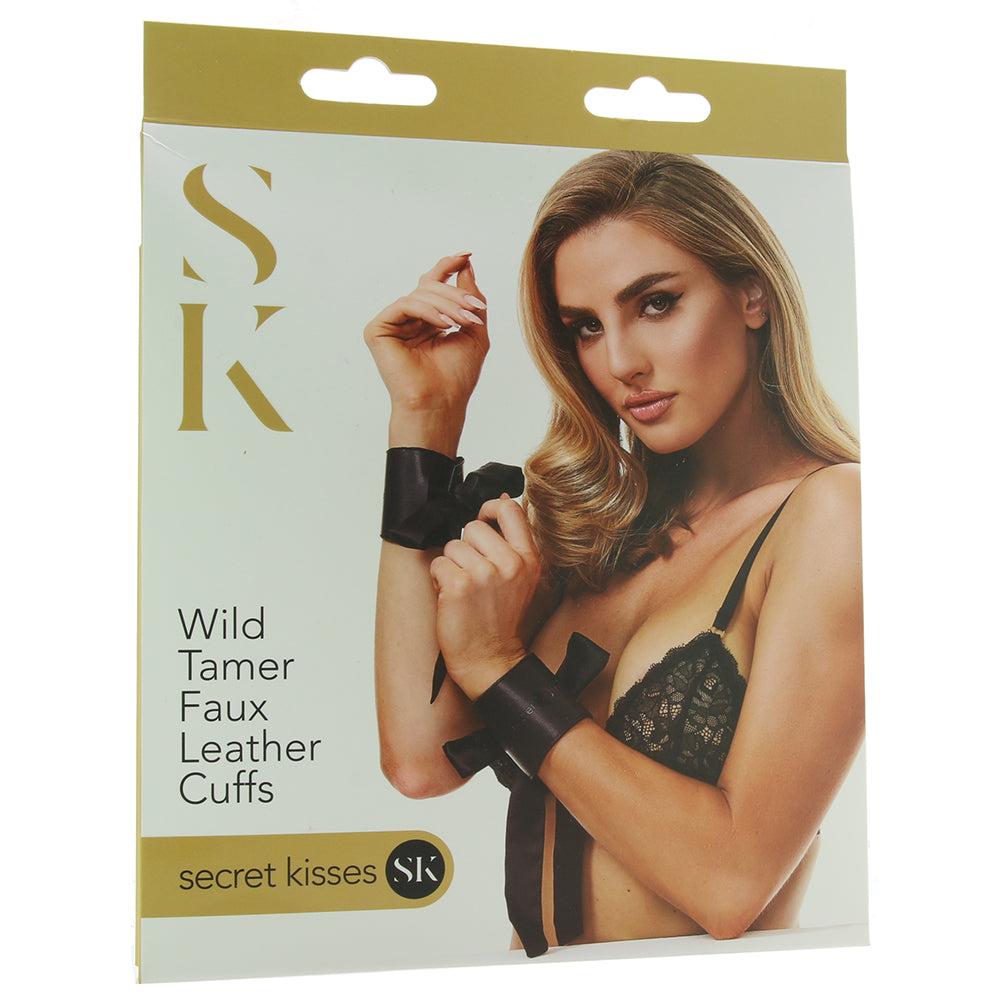 Secret Kisses Wild Tamer Faux Leather Cuffs