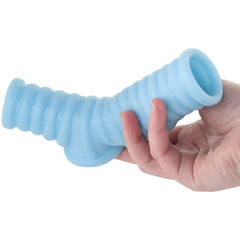 Power Sleeve Ribbed Vibrating Enhancer