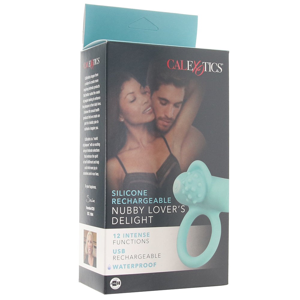 Silicone Nubby Lover’s Delight Vibrating Ring