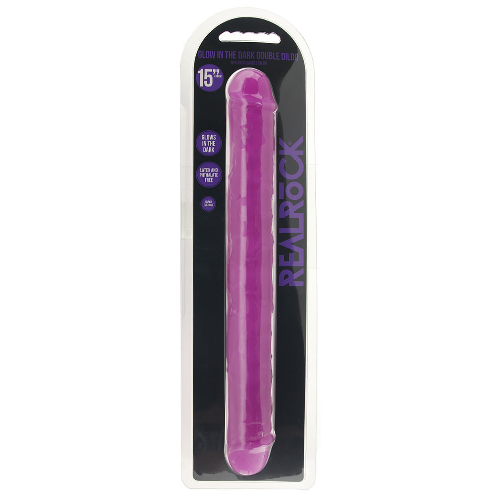 RealRock Glow In The Dark 15 Inch Double Dildo