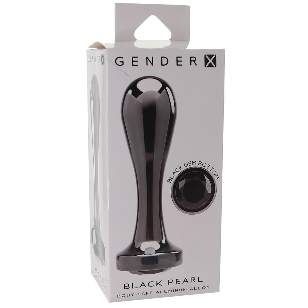 Gender X Black Pearl Metal Plug