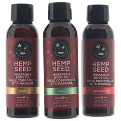 Hemp Seed Massage Oil Gift Set