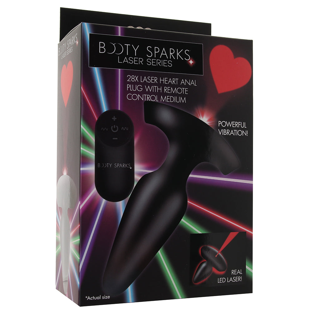 Booty Sparks Laser Series Heart Plug