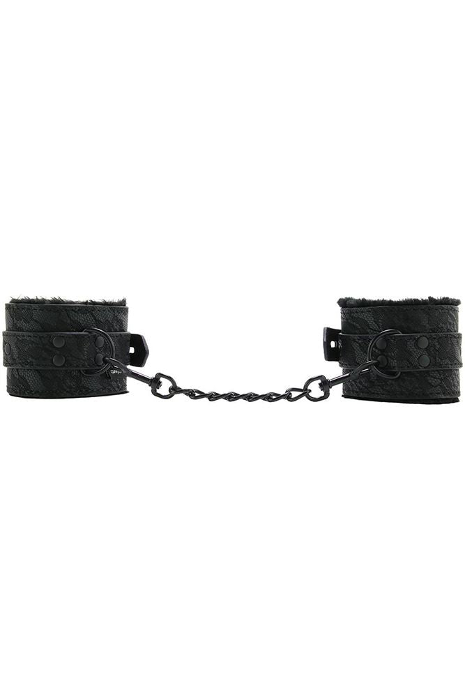 Sincerely Fur Lined Lace Handcuffs