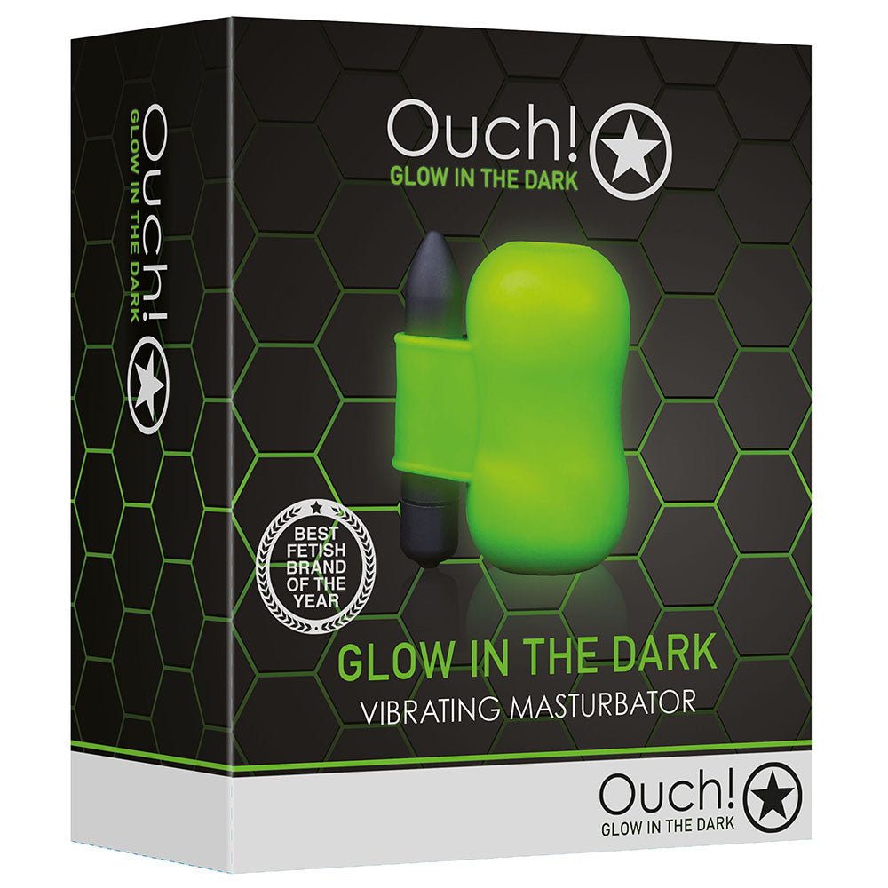 Ouch! Glow In The Dark Vibrating Masturbator