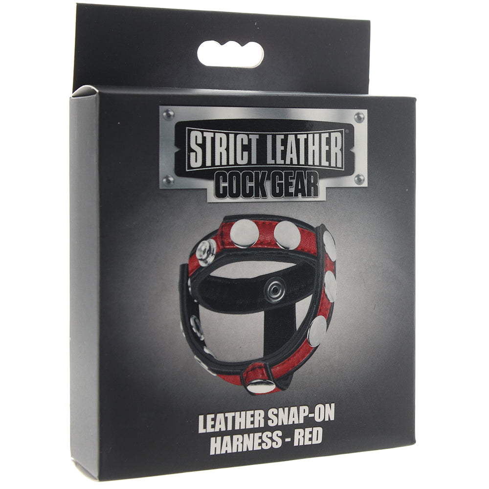 Strict Cock Gear Leather Snap-On Harness