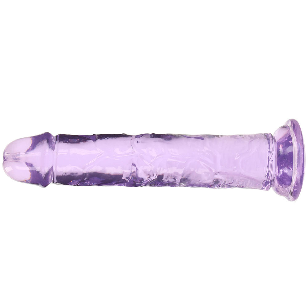RealRock Crystal Clear Jelly 7 Inch Dildo