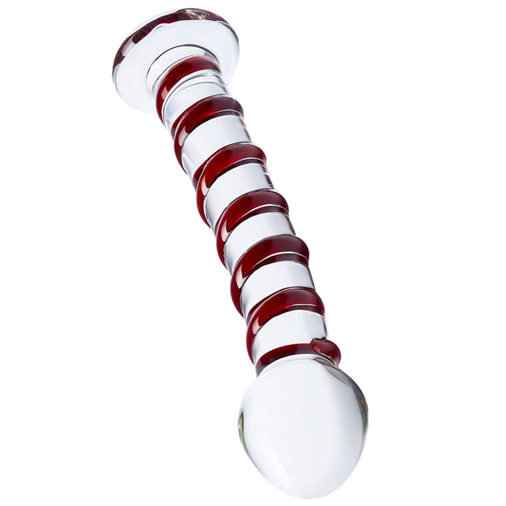 gläs 8 Inch Mr. Swirly Dildo