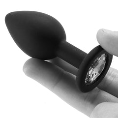 Regular Diamond Silicone Butt Plug