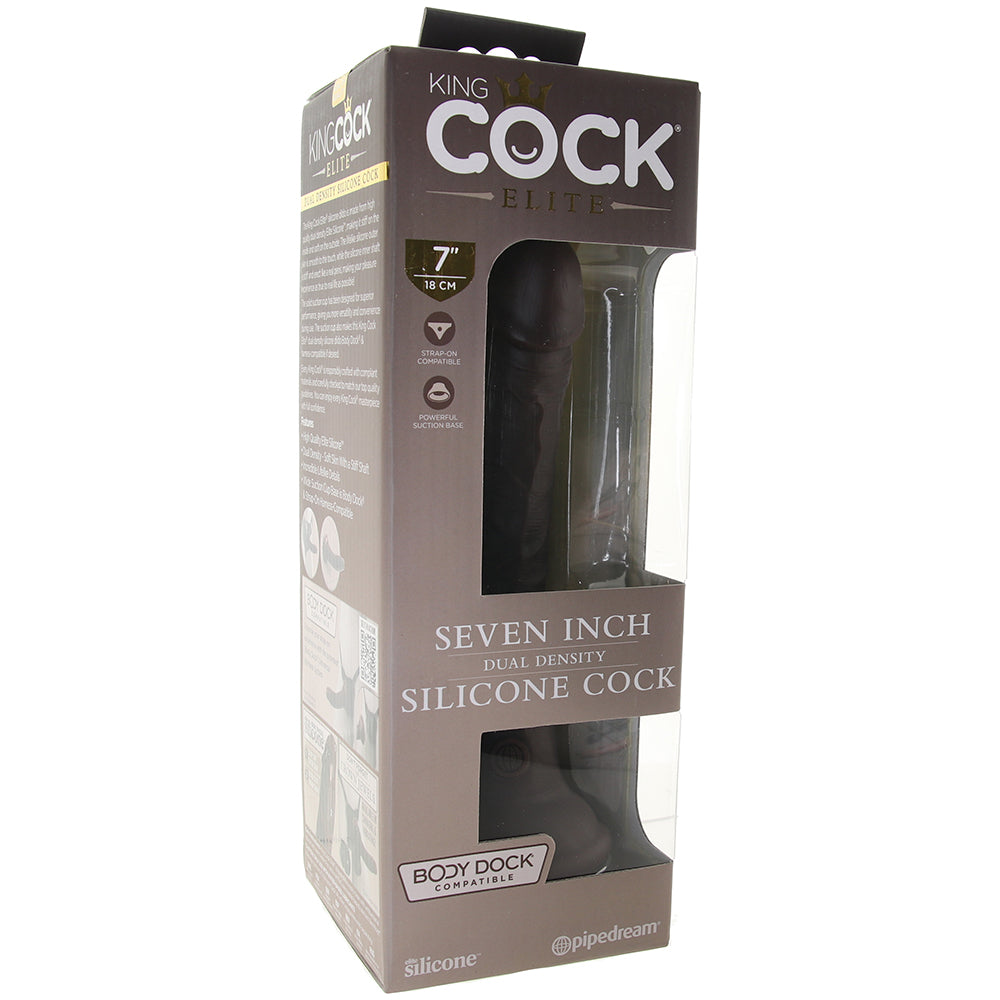 King Cock Elite Dual Density 7 Inch Silicone Cock