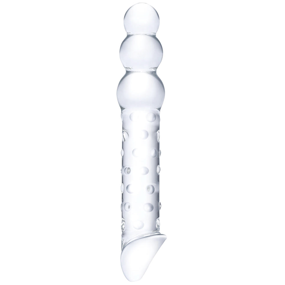 gläs 12 Inch Double Ended Beaded Dildo