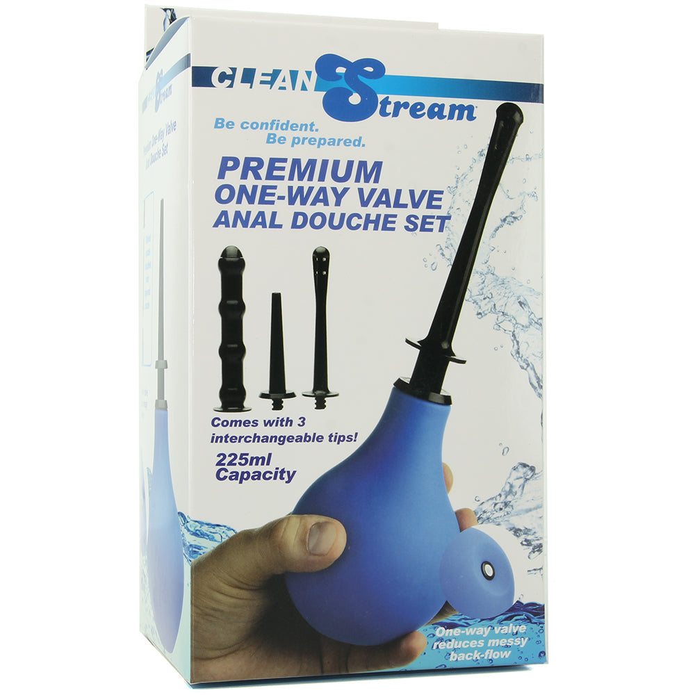 Premium One-Way Valve Anal Douche Set