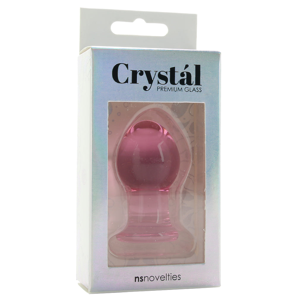 Crystal Premium Glass Small Butt Plug