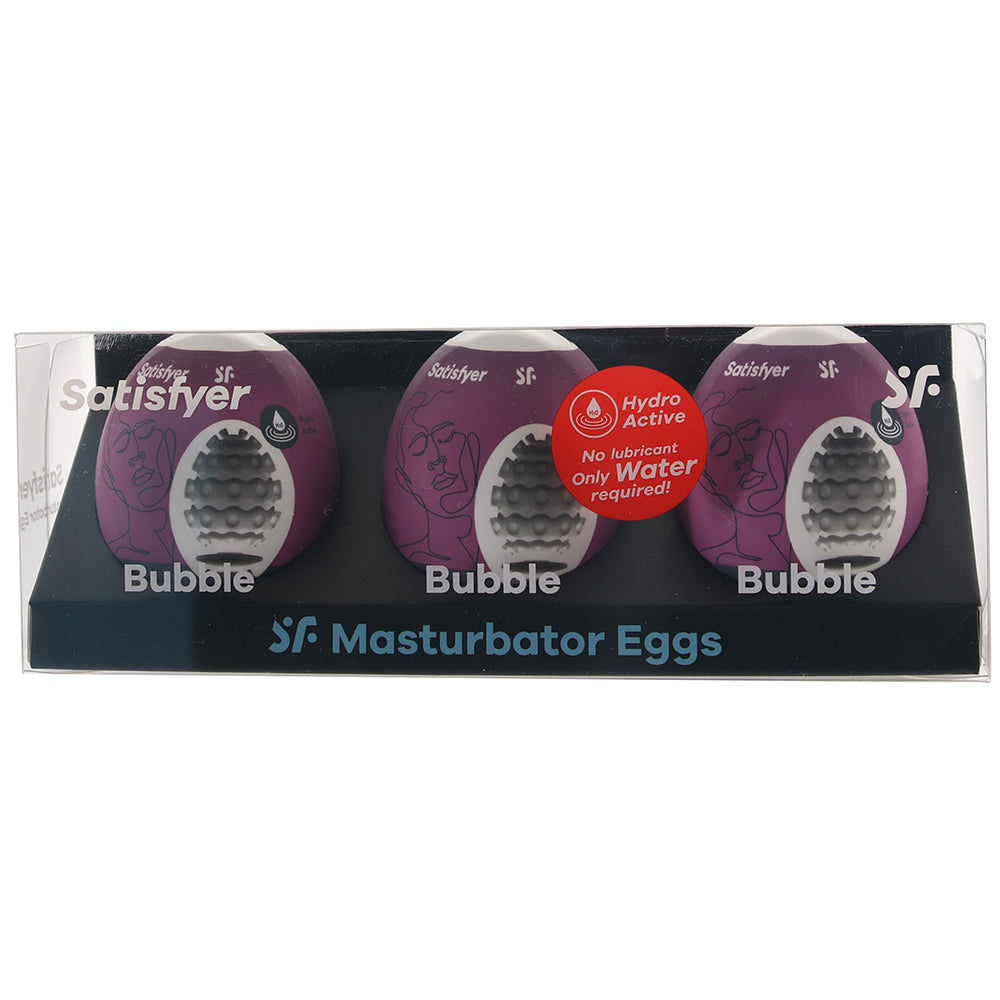 Satisfyer Bubble Masturbator Egg Triple Set