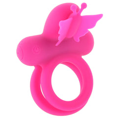 Silicone Dual Butterfly Vibrating Ring