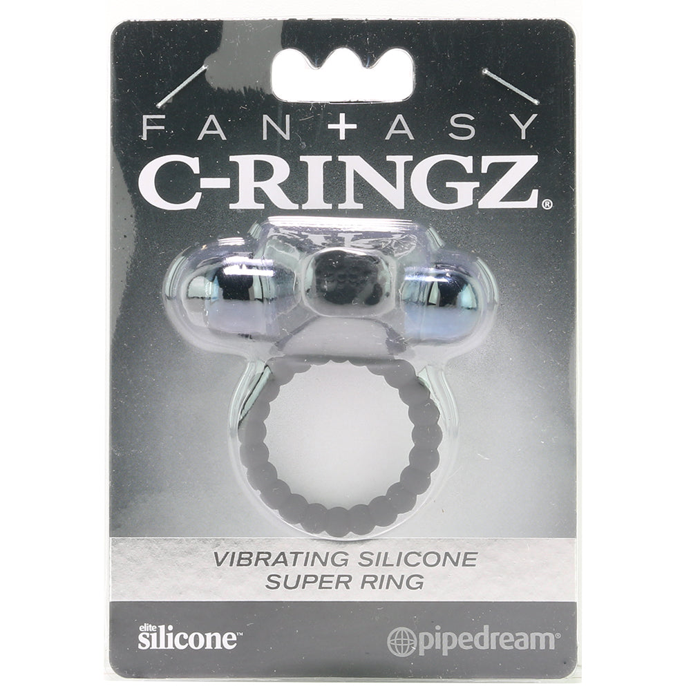 Vibrating Silicone Super Ring