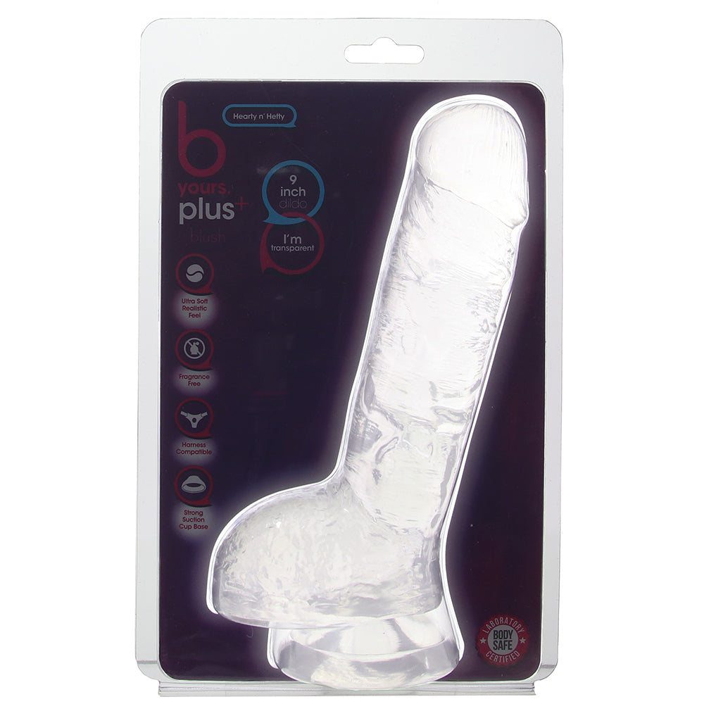 B Yours Plus Hearty n’ Hefty 9 Inch Ballsy Dildo