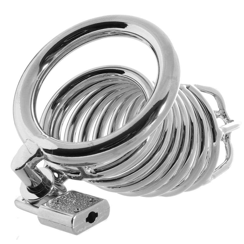 Blue Line Deluxe Steel Chastity Cage