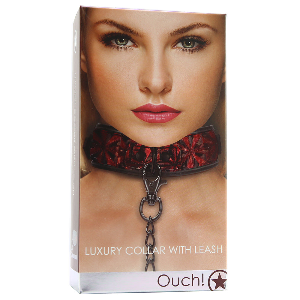 Ouch! Luxury Collar with Leash