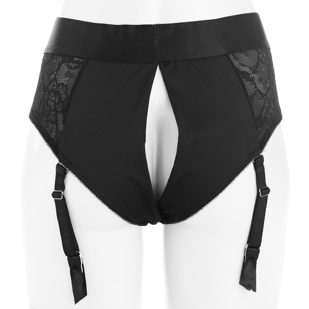 Strap U Laced Seductress Crotchless Panty Harness