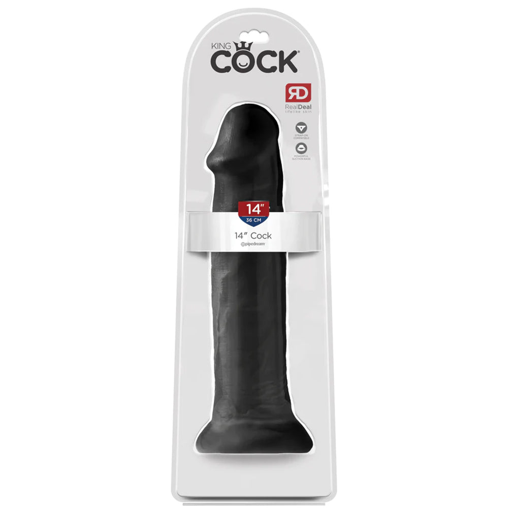 King Cock 14 Inch Classic Realistic Dildo