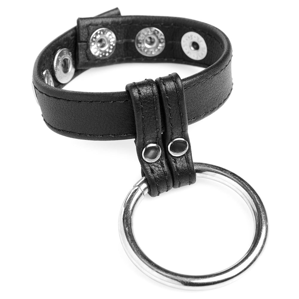 Strict Leather and Steel Cock & Ball Ring
