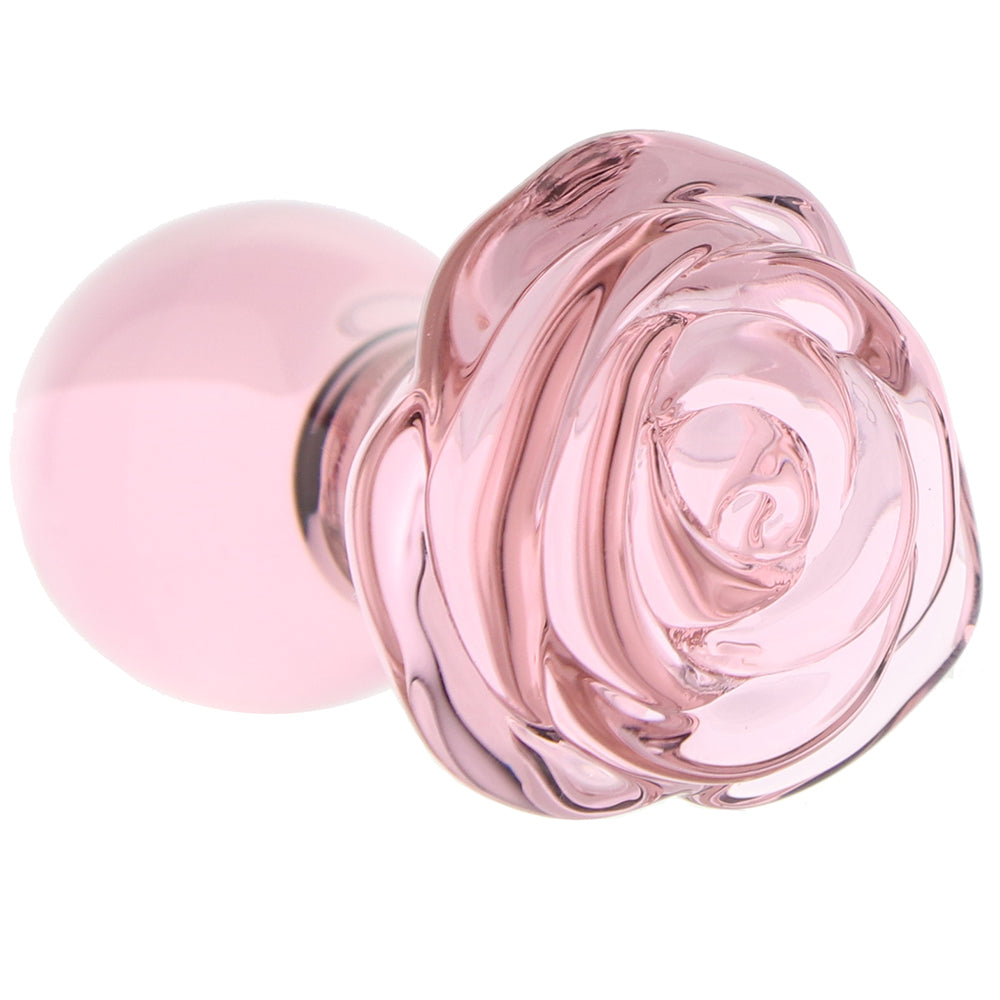 Crystal Glass Rose Plug