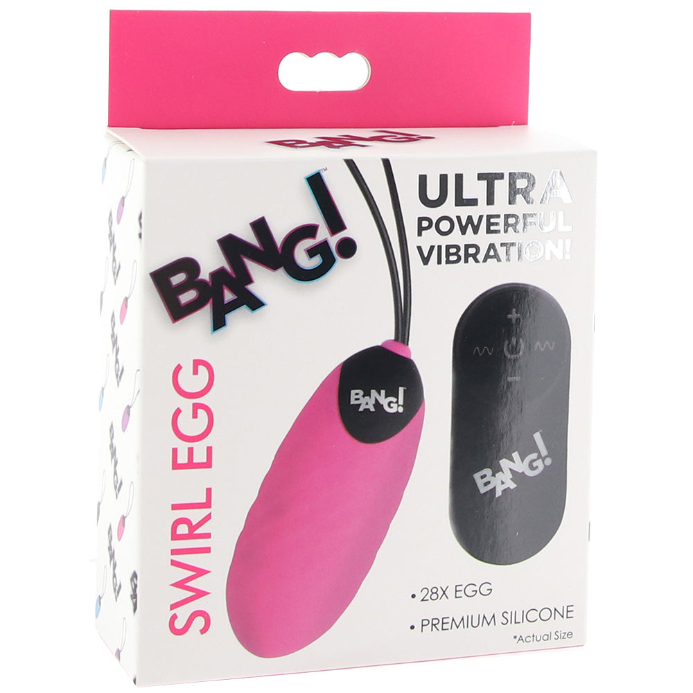 Bang! Swirl Egg Remote Vibe