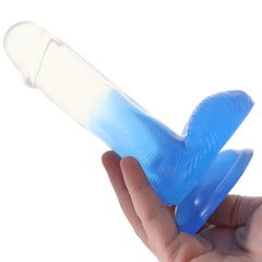 B Yours Stella Blue 6 Inch Ballsy Dildo