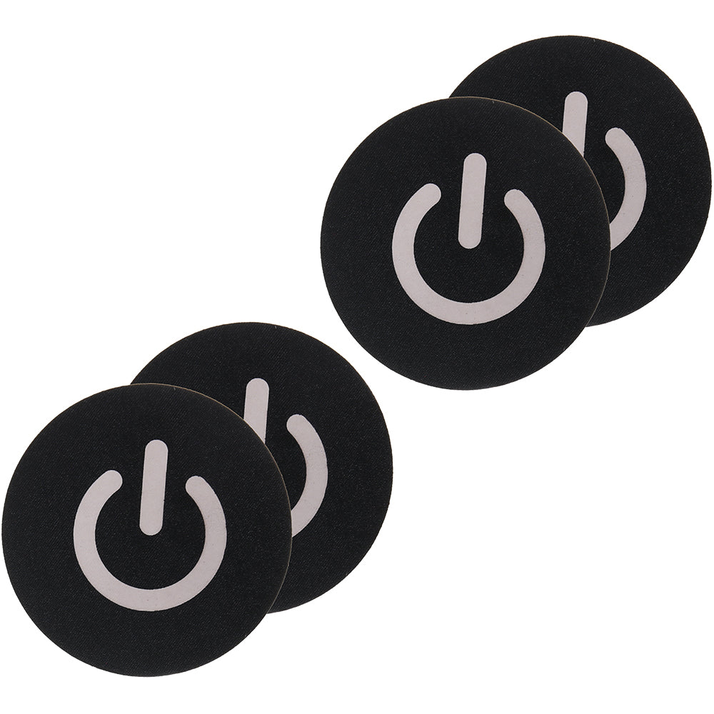 Glow in the Dark Power Button Nipple Pasties